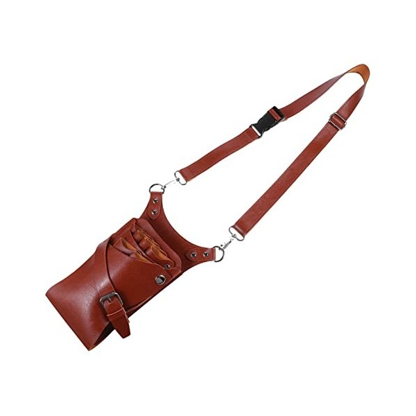 FRCOLOR 2 Pièces Sac Banane Coiffeur Pochette De Coiffure Barbier Sac De Taille Peigne Pochette Ciseaux De Barbier Étui De Po