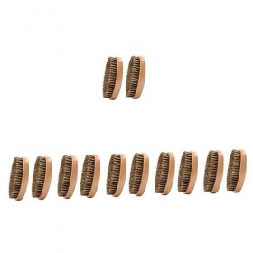 FRCOLOR 12 Pièces Brosse À Barbe Costume Pour Hommes Outils En Bois Kit De Cosmétologie Hommes Brosse À Moustache Brosse À Po