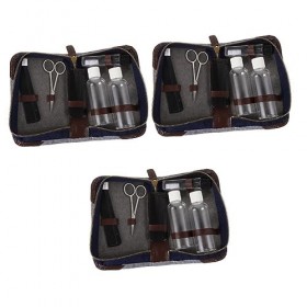 Beavorty 3 Ensembles DOutils DAllaitement Tondeuse Pour Hommes Tondeuse De Toilettage Pour Hommes Ciseaux De Voyage Kit De 