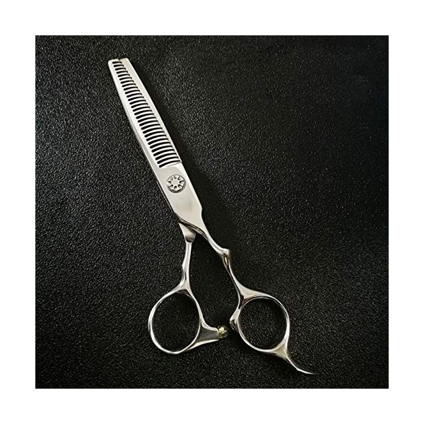 OUSIKA Ciseaux artisanaux 1pc ciseaux de coiffeur en acier, ciseaux tranchants faits à la main argent for salon de coiffure C