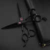 Ciseaux de coiffure professionnels pour gauchers, kit de coupe de cheveux