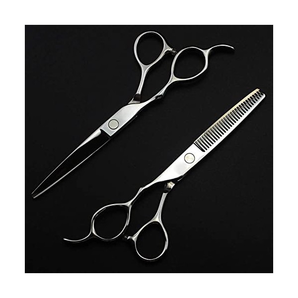 Ciseaux de coiffure pour gauchers Coupe de cheveux familiale Outils de coupe de cheveux professionnels, Ciseaux de coiffeur E