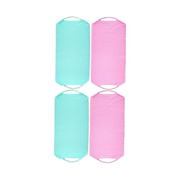 POPETPOP Lot de 10 Serviettes De Bain avec Cordon De Serrage Gants De Douche Gants Exfoliants pour Le Serviette De Douche Exf