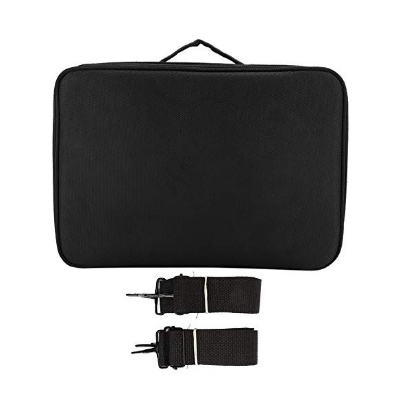 Sac De Rangement pour Outils De Coiffure, Sac De Rangement pour Cosmétiques, Poignée en Cuir PU en Nylon, étui De Rangement p