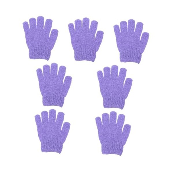 minkissy 70 Pcs Gants De Bain À Cinq Doigts Gant Gommages Pour Femmes Éponges De Nettoyage Gants De Gommage Du Corps Bain Mar