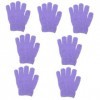 minkissy 70 Pcs Gants De Bain À Cinq Doigts Gant Gommages Pour Femmes Éponges De Nettoyage Gants De Gommage Du Corps Bain Mar