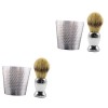 FRCOLOR 2 Ensembles Ensemble De Brosses À Barbe Homme Costumes Pour Hommes Máquinas De Afeitar Para Hombres Hommes Rasoir Bla