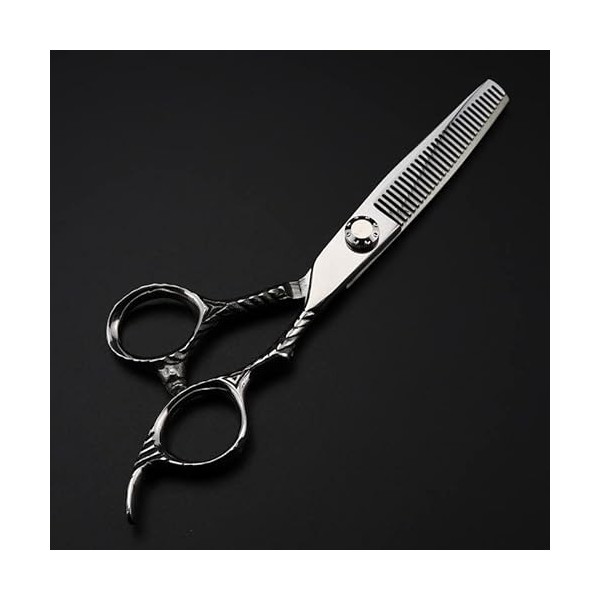 Ciseaux de coupe de cheveux, ciseaux à cheveux professionnels en acier 440c de 6 pouces coupant des outils de ciseaux de coif