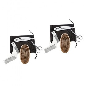 Beavorty 8 Pièces Costume Pour Hommes Kit De Rasage Pour Hommes Kit De Rasage Pour Hommes Costumes Pour Hommes Ciseaux En Aci