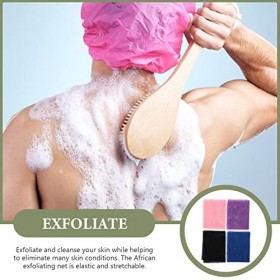 minkissy 20 Pièces Filet De Bain Nettoyage Épurateur Éponges De Gommage Épurateur De Bain Pour Le Corps Gant De Toilette Nett