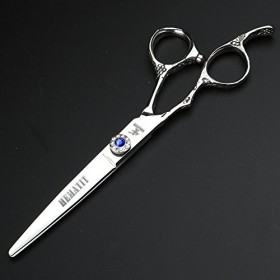 HEMATITE 6 pouces ciseaux de cheveux professionnels de la main gauche, ensemble de ciseaux de cheveux de coiffeur, ciseaux de