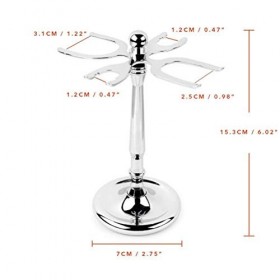 TOPINCN Support de Blaireau de Rasage, Support de Blaireau de Rasage Auto-adhésif Suspendu Séchage Support de Blaireau de Ras