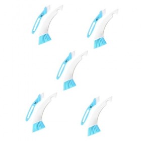 minkissy 5 Pièces Brosse De Nettoyage Carrelage Coulis Baignoire Nettoyant Brosse Coulis Brosse Nettoyant Brosse Évier Gommag