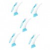 minkissy 5 Pièces Brosse De Nettoyage Carrelage Coulis Baignoire Nettoyant Brosse Coulis Brosse Nettoyant Brosse Évier Gommag