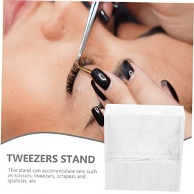 Beavorty 3 Pièces Pince À Épiler Support De Rangement Pince À Épiler Pour Cils Pince À Cils Étagère En Marbre Pince À Épiler 