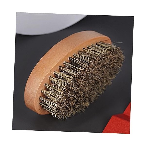 FOMIYES 12 Pièces Brosse À Barbe Peigne À Moustache Brosse En Poils De Sanglier Brosse De Salon Peigne À Barbe En Bois Pour H