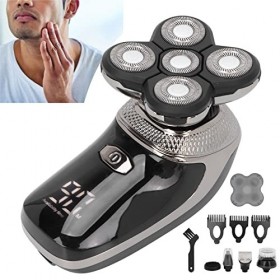 Rasoir électrique 5 en 1, rasoir multifonctionnel ergonomique pour les voyages à domicile