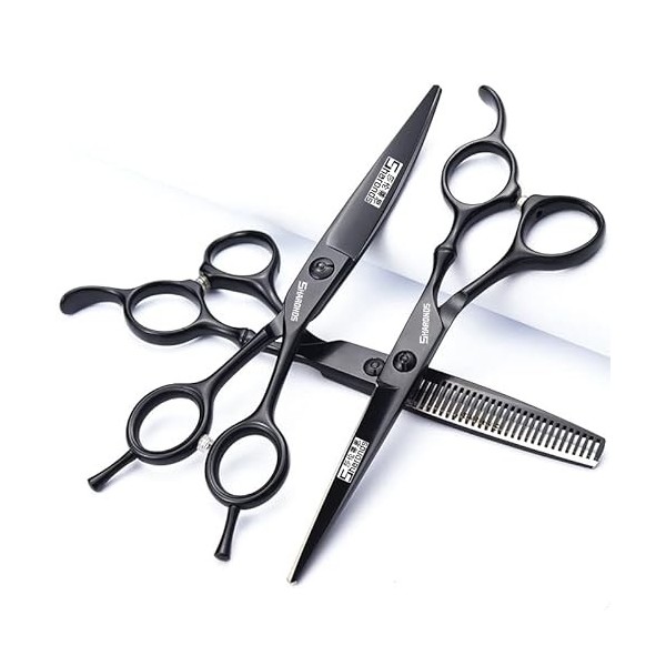 Tondeuse à cheveux professionnelle de 15,2 cm avec lames tranchantes, facile à affiner et à couper, adaptée pour les barbiers