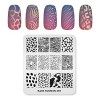 Kads FA064 Plaque de tampons pour nail art Série Fashion stamping Plaque dimages pour nail art Outil de décoration FA071 