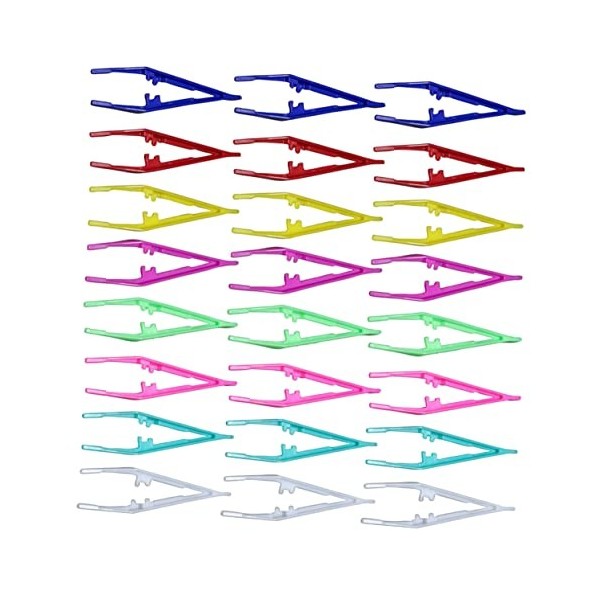 minkissy 240 Pièces Pince à Épiler Jetable Pincettes Artisanales Pincettes Pointues Accessoires De Technologie Des Ongles Pin