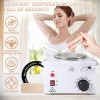 Chauffe-cire professionnel pour épilation indolore - Pour homme et femme - Avec température réglable - 220 V pot simple 