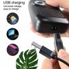 Chauve LCD Rasoir à Moustache pour Hommes, 2 en 1 Tondeuse électrique Cheveux, USB Rechargeable Barbe rasoir homme barbe tond