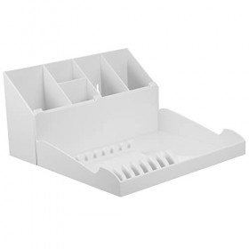 Mipcase 1 Ensemble De Rangement DOutils De Coiffure Plateau À Outils Porte-Pinceaux De Maquillage Support De Rangement DOut