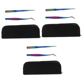 FOMIYES 3 Ensembles De Pinces À Cils En Acier Inoxydable Outils Pour Extensions De Cils Costumes Pour Dames Outils Pour Dames