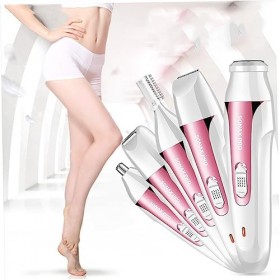 FRCOLOR 5 1 Rasoir Électrique Mens Grooming Trimmer String Trimmer Cordless Electric Razor For Women Nez Cheveux De Nettoyage