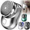 Rasoir Electriques Hommes Portable Mini-Rasage électrique USB pour Homme Utilisation Humide et Sèche pour la Maison la Voitur