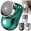 Rasoir Electriques Hommes Portable Mini-Rasage électrique USB pour Homme Utilisation Humide et Sèche pour la Maison la Voitur