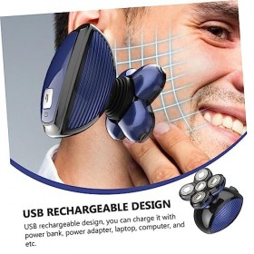 minkissy Tête DHuile Chauve Machine Rasage Rasoirs Portable Nez Tondeuse Mini Hommes Barbe Rasage Rasoir Tondeuses À Cheveux
