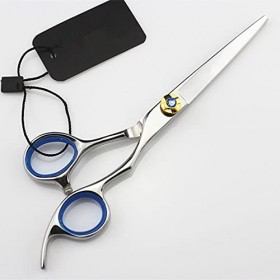Ciseaux de coupe de cheveux, ciseaux à cheveux professionnels en acier bleu de 6 pouces, ciseaux de coupe, ciseaux amincissan