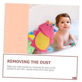 Beaupretty 12 Pièces Serviette De Bain Animal Filles Gant Mitaines Accessoires De Bain Pour Gant De Bain Gant Exfoliant Gants