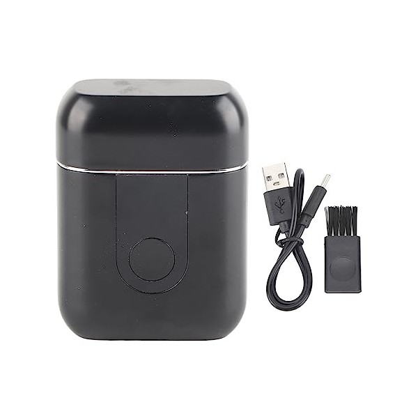 Mini Tondeuse à Barbe électrique, Tondeuse à Barbe électrique Pour Hommes, Format De Poche, Charge De Type C, étanche IPX6, T