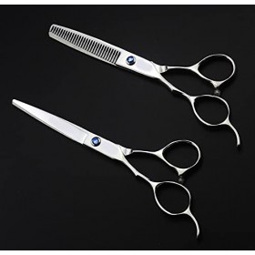 Ciseaux de coupe de cheveux, 6 / 5,5" Ciseaux de coupe de main gauche Ciseaux de cheveux pour ciseaux de coupe de coiffure Ra...