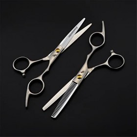 KOAIEZ Kit De Casseurs De Coupe De Cheveux en Acier Inoxydable De 6,0 Pouces en Argent.