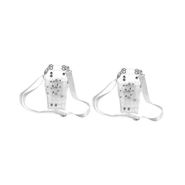 POPETPOP 2 Pièces Sac De Ciseaux À Cheveux Coupe De Cheveux Ceinture DÉpaule Outil De Barbier Ceinture Outils De Coiffure Sa