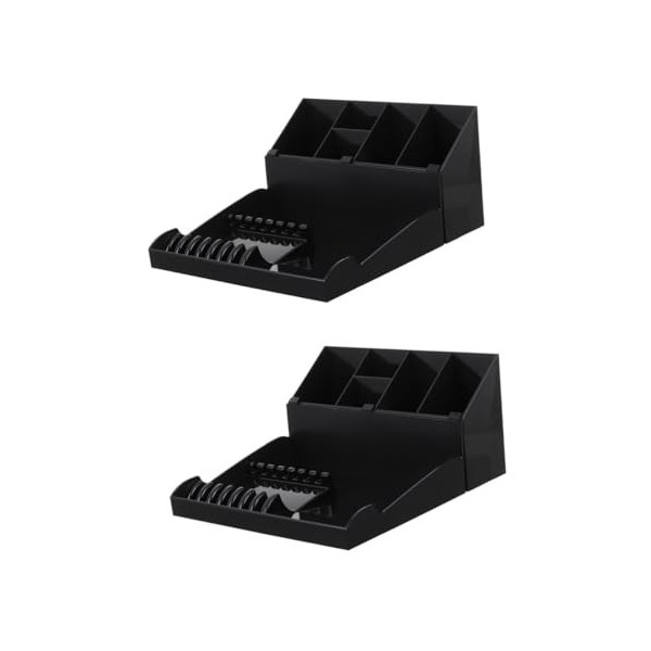 POPETPOP 1 Set De Stockage DOutils De Coiffure Ciseaux À Cheveux Porte- Tondeuse À Cheveux Porte-Ciseaux Pour Cisaillement O