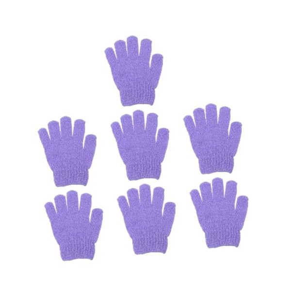 70 Pièces Gants De Bain À Cinq Doigts Serviettes De Bain En Coton Gants Pour Protection Solaire Pour Femmes Luffas De Bain Ép