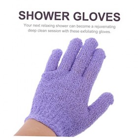 70 Pièces Gants De Bain À Cinq Doigts Serviettes De Bain En Coton Gants Pour Protection Solaire Pour Femmes Luffas De Bain Ép