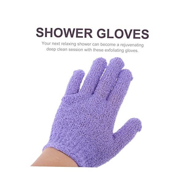 70 Pièces Gants De Bain À Cinq Doigts Serviettes De Bain En Coton Gants Pour Protection Solaire Pour Femmes Luffas De Bain Ép