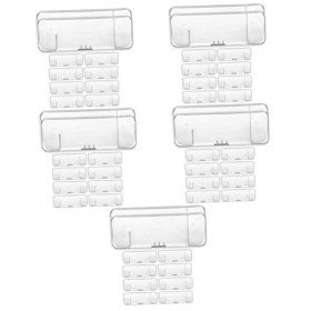 Beavorty 50 Pcs Boîte De Rangement De Rasoir Étui De Rasoir Conteneur De Rasoir Organisateurs En Plastique Récipient En Plast