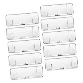 Beavorty 50 Pcs Boîte De Rangement De Rasoir Étui De Rasoir Conteneur De Rasoir Organisateurs En Plastique Récipient En Plast