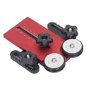 Guide de Gabarit de Scie à Table étendu, Gabarit de Scie à Table à Déchirure Fine, Réglage Facile, Alliage daluminium, Gliss