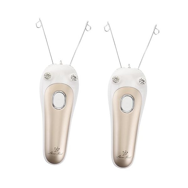 FOMIYES Épilation 2 Piècesrecharge Des Femmes Doréesfacial Facial Face USB Pour Épilation De LAppareil De Damerasoir Électri