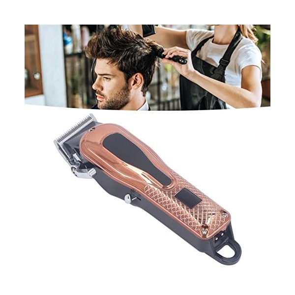 Tondeuse à Cheveux électrique, Tondeuse à Cheveux Rechargeable sans Fil pour Hommes pour Salle de Bain