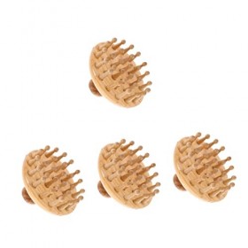 DOITOOL Masseur Anti Cellulite Bois 4 Pièces Peigne De Massage En Hêtre Peignes Pour Peignes À Dents Larges Pour Peigne De Re