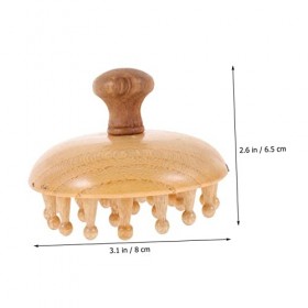 DOITOOL Masseur Anti Cellulite Bois 4 Pièces Peigne De Massage En Hêtre Peignes Pour Peignes À Dents Larges Pour Peigne De Re