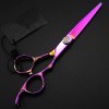 ciseaux de coiffeur Ciseaux De Coupe De Cheveux, 6 Pouces Professionnel Haut De Gamme 440c Violet Prune Coupe Ciseaux De Chev